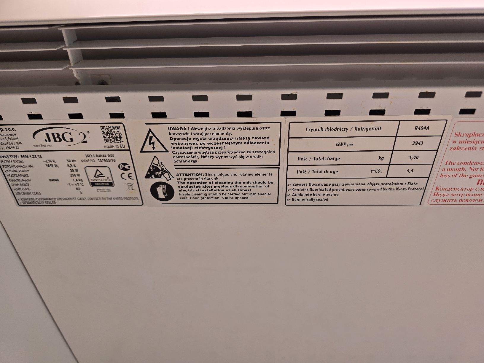 Frigoriferi: Wandkühlregal ##20 – Usato da Wuppenau venduto da Gastro.Wuppenau 6