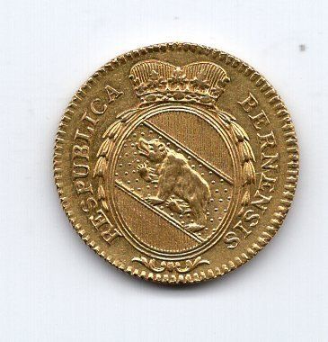 Tutti le monete: (2968) Bern Duplone 1796 Gold, fast stgl – Usato da Rüthi (Rheintal) venduto da erdnuessli1 1