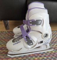 Schlittschuhe Oxelo weiss lila Grösse 34-36 - wie neu