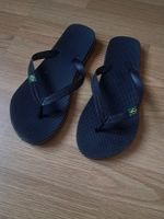 Flip-Flops Brasil Flagge Schwarz 