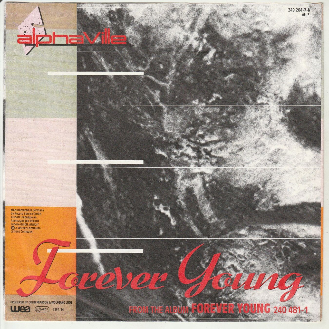 Dischi in vinile: Alphaville - Forever Young 7" Vinyl 1984 – Usato da Tübach venduto da JamesStone 1