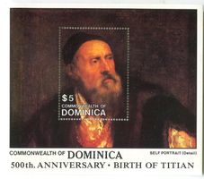 Block "Malerei. Tizian". Dominica