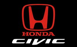 Fahne Honda Civic Schwarz Type R VTEC Japan JDM NGV CNG