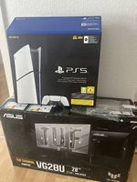 PS5 + ASUS TUF Gaming 28" 4K Monitor (VG28UQL1A) 