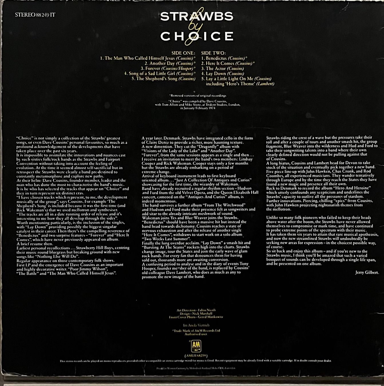 Dischi in vinile: STRAWBS - STRAWBS BY CHOICE - 33 Tours – Usato da Bussigny venduto da vinyl-pas-cher 2