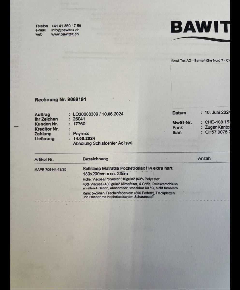 Ikea Letti: Bett 180x200 Top Zustand – Usato da Zürich venduto da Planetmax 3