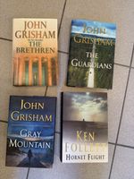 4 Romane John Grisham Ken Follett guter Zustand