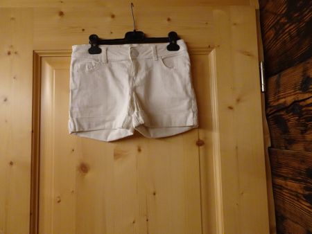 Uni weisse Shorts von OXXY Gr. XS / 34 - 260396