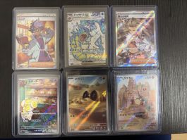 6 Pokemon Karten Set japanisch holografisch neuwertig