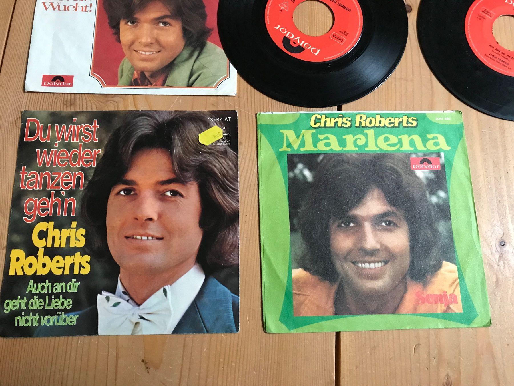 Vinyles: singles chris roberts, ich bin so happy – D'occasion à liestal par makai05 2