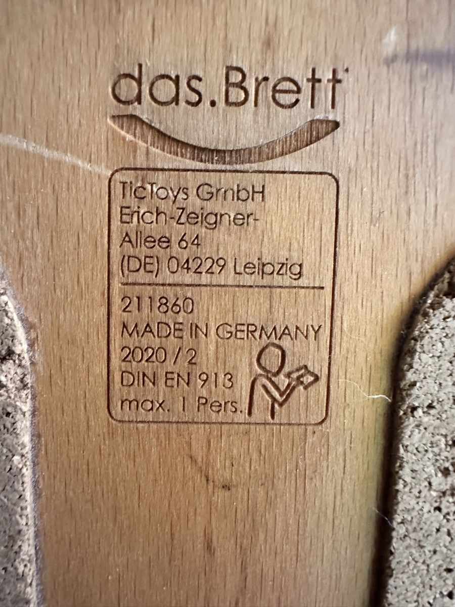 Giocattoli: Balance Board aus Holz - das Orginal – Usato da Oetwil am See venduto da abtDesign 1