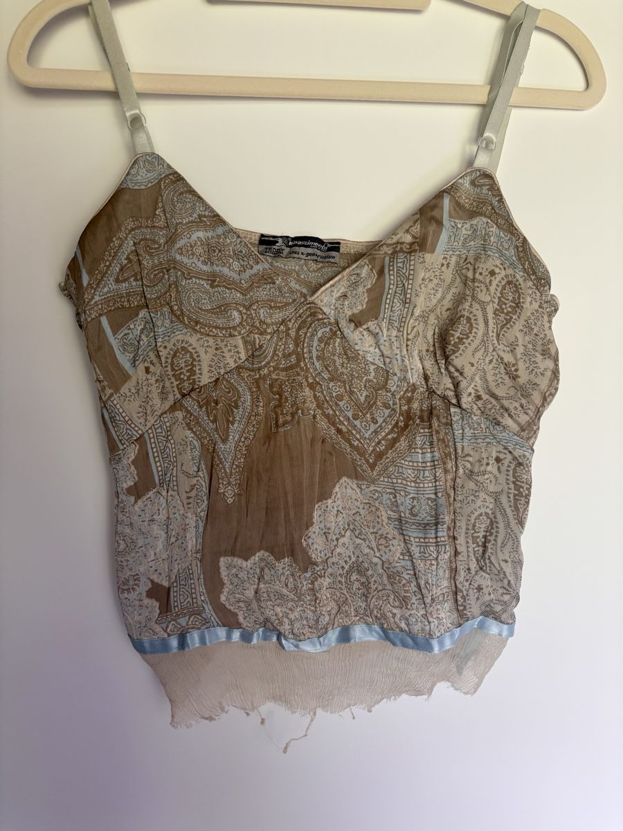 Top: vintage camisole print top – Usato da Leissigen venduto da lamooniade 2