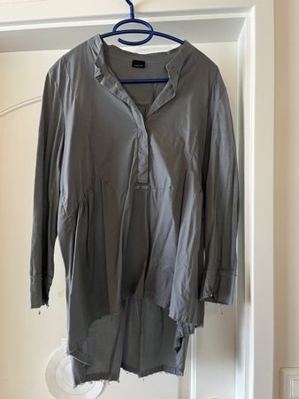Damen Bluse grau Made in Italy Grösse L 40 guter Zustand