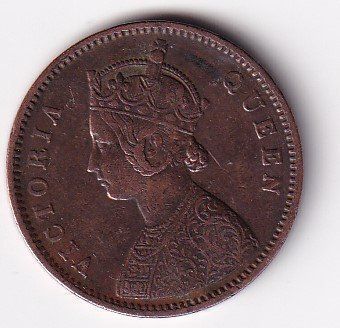 Tutti le monete: India British 1/4 anna 1875 ss-vorz – Usato da Neuchâtel venduto da karlpierrino 1