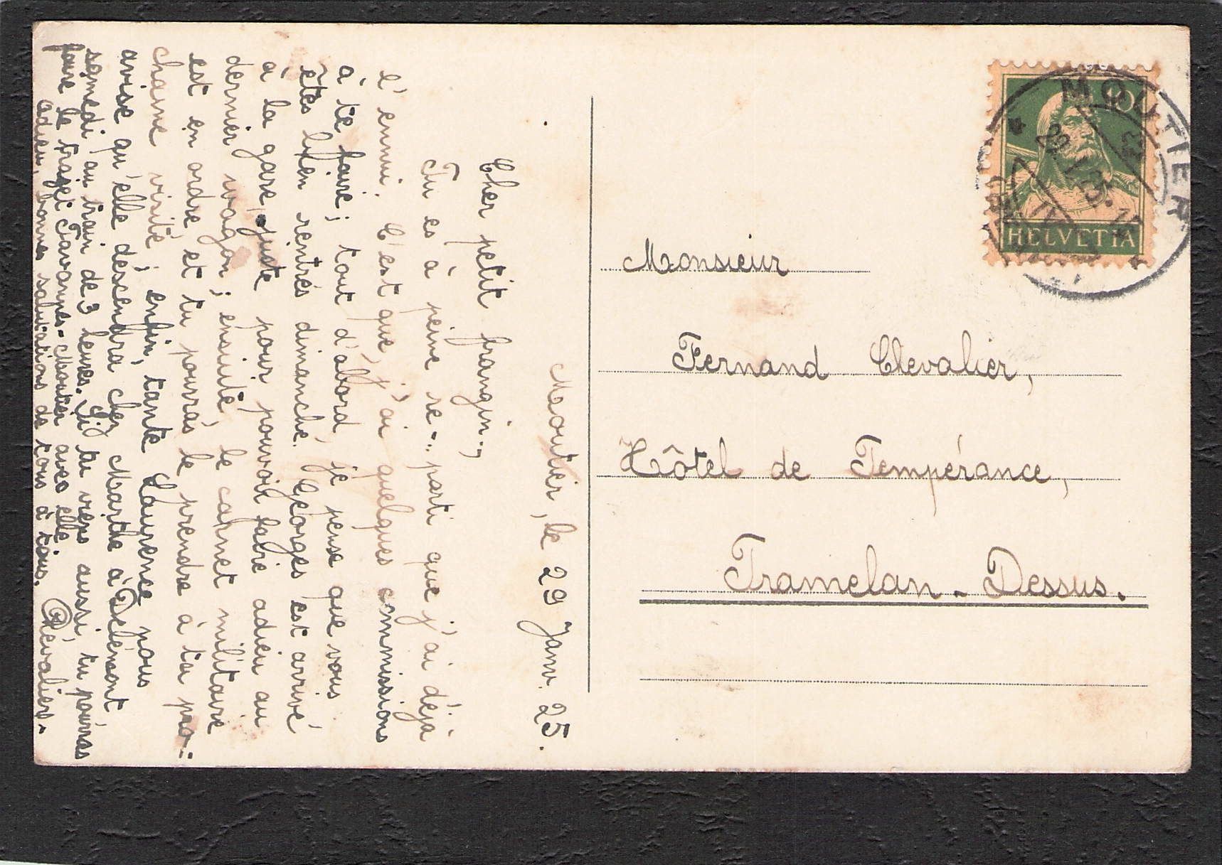 Ansichtskarten: AK× BE Bern , Erlachdenkmal,Münster,1925 – Gebraucht aus Reichenburg von Pipo-67 1