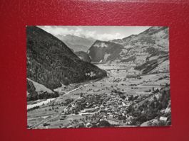 Schiers Graubünden s/w Karte Vogelschau