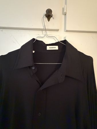 Camicia Sandro nera taglia L usata