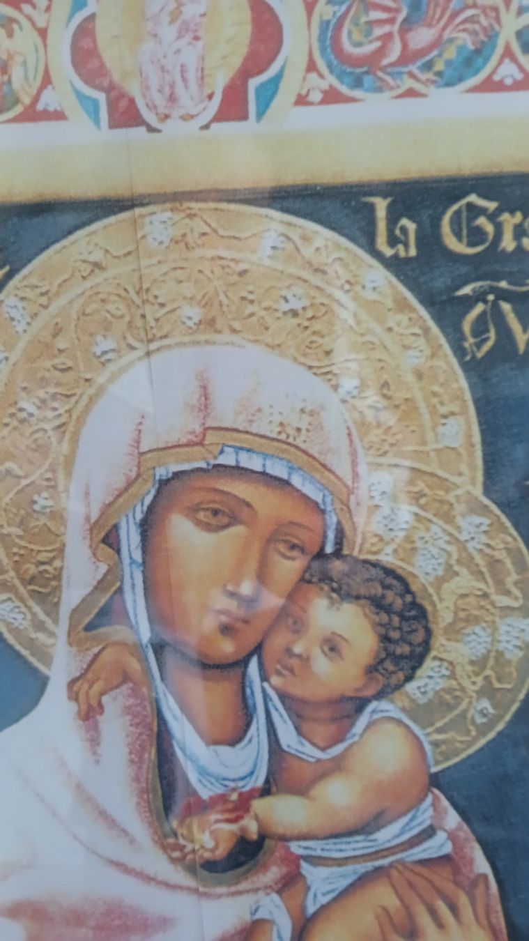 Poster & Bilder: Maria mit Jesuskind – Gebraucht aus Udligenswil von Quarz2002 2