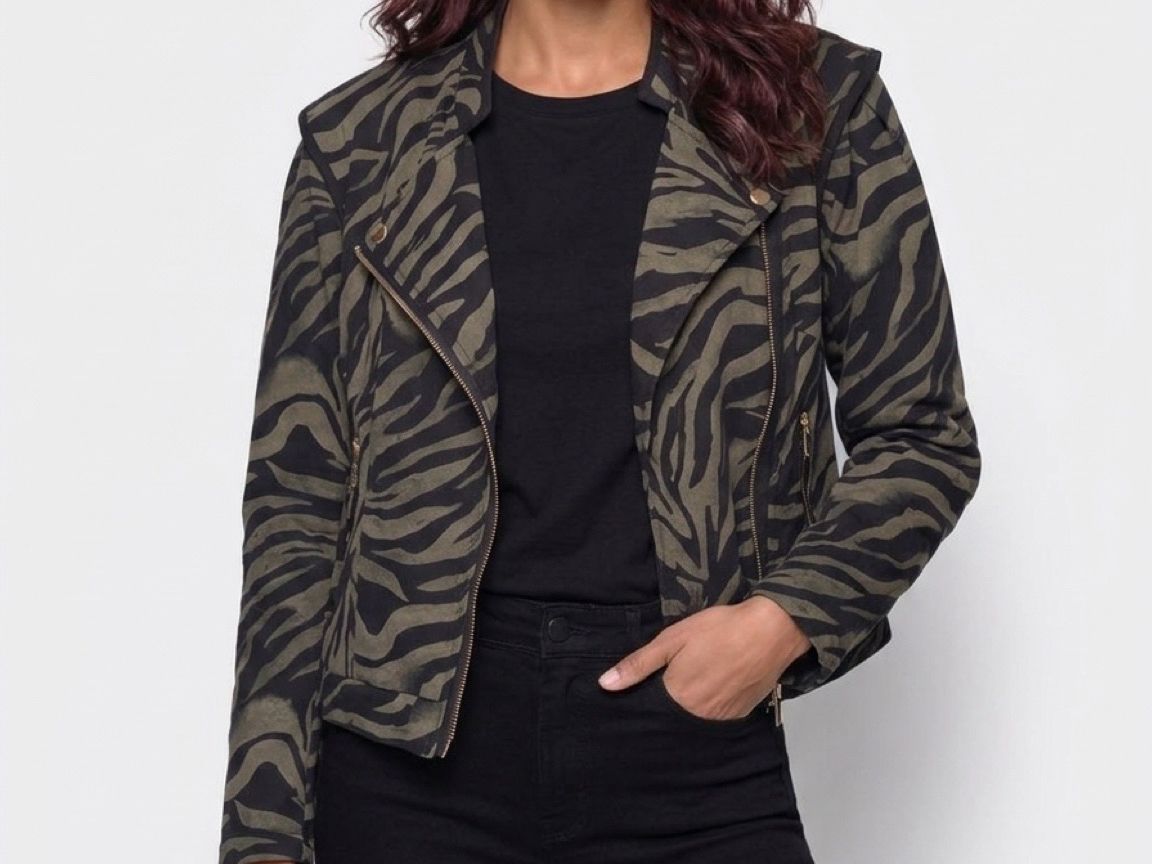 Giacche: Jacke Oasis Animalprint – Nuovo (secondo la descrizione) da Dietikon venduto da vithya88 1