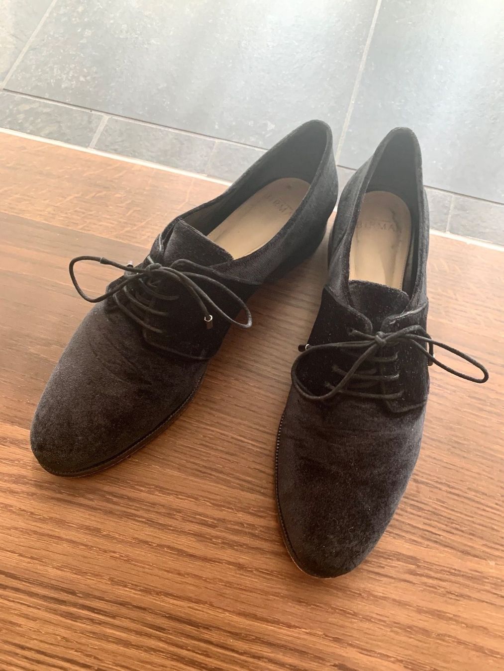 Scarpe da donna: Alexandre Birman Schnürschuhe Gr.40 Samt – Usato da Meilen venduto da Blumenmeer86