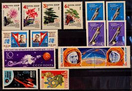 UdSSR 1962-1963 Kosmos Wostok Tereschkowa Flora MNH** top