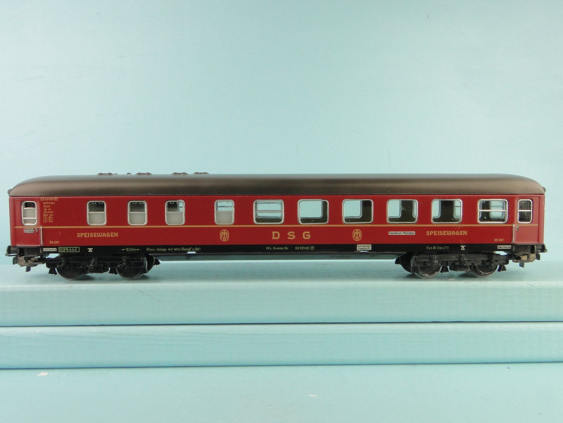 Märklin Modellini di ferrovie: Märklin 4024 DSG Speisewagen, Blech – Usato da Bülach venduto da cann11 2