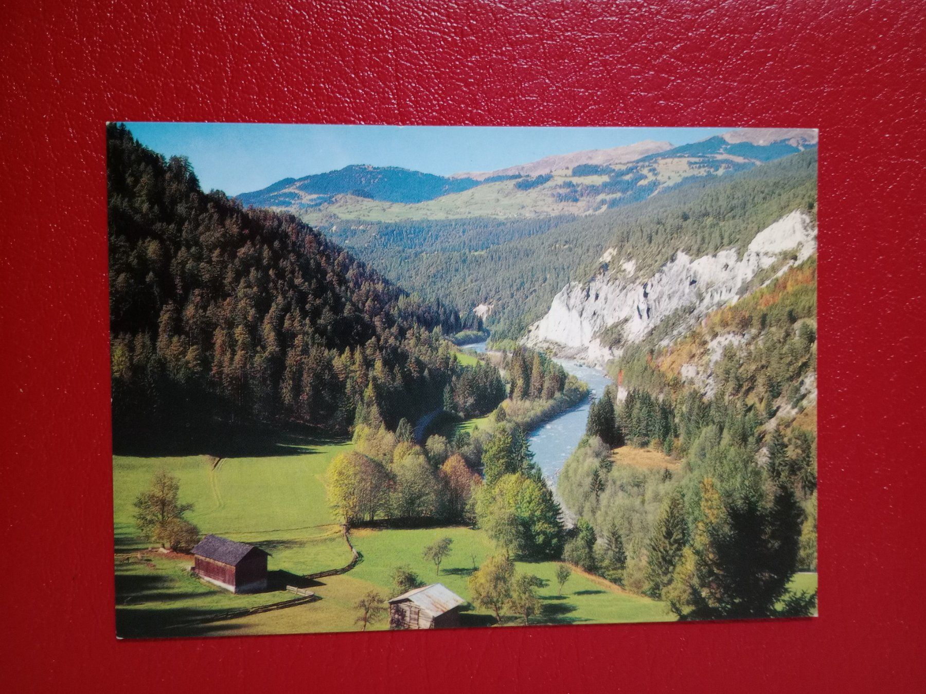 Ansichtskarten: AK Wanderung Hinterrhein Graubünden – Gebraucht aus Küttigen von Melisch1000