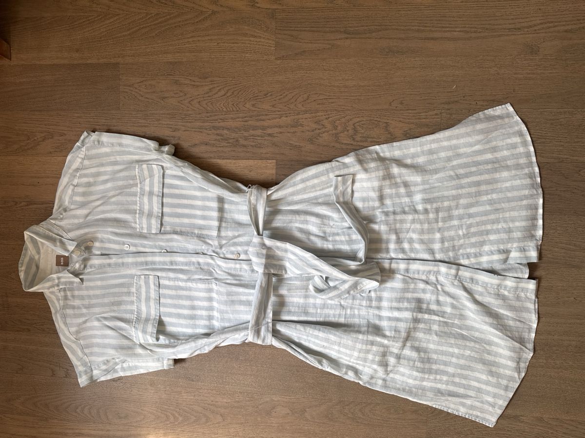 Hugo Boss Vestiti: Helles Sommerkleid von Boss Grösse 36 gestreift – Nuovo (secondo la descrizione) da Zürich venduto da Aaandreas 1