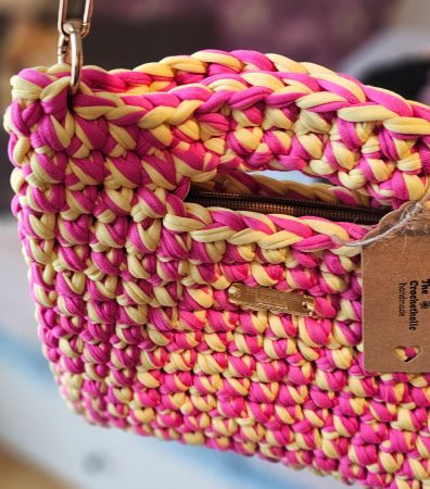 Umhänge und Handtasche, Unikat, handgefertigt
