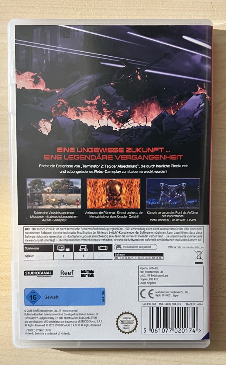 Nintendo Giochi: Terminator 2D No Fate Édition collector – Usato da Grandevent venduto da David28313 4