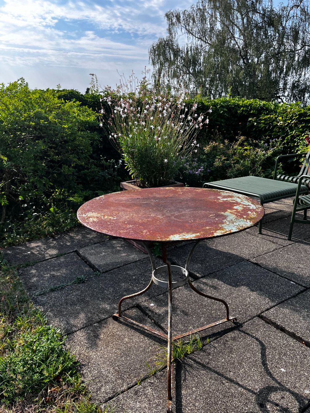 Tavoli: Vintage Gartentisch rund – Usato da St. Gallen venduto da ire_98fx