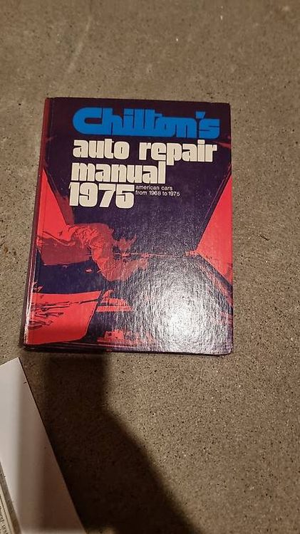 Auto Reparatur Manual Chilton's Manual 1975, US Cars (Gebraucht) in ...