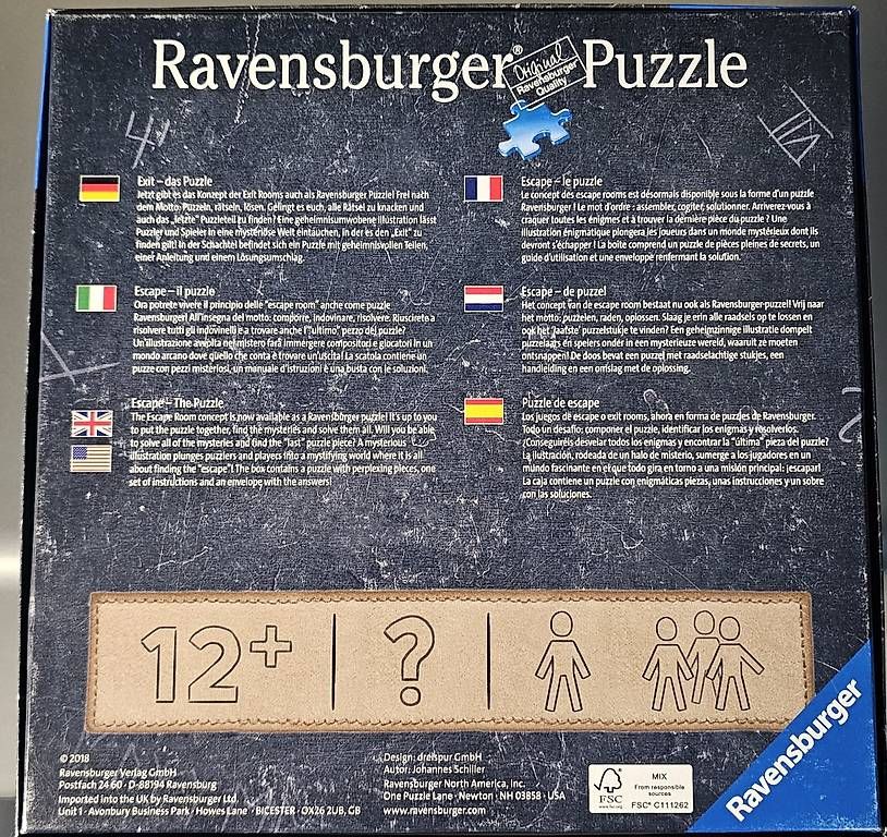 Puzzle: Puzzle - Escape puzzle : Dans le château du vampire – Usato da Savigny venduto da Zoulou63 2