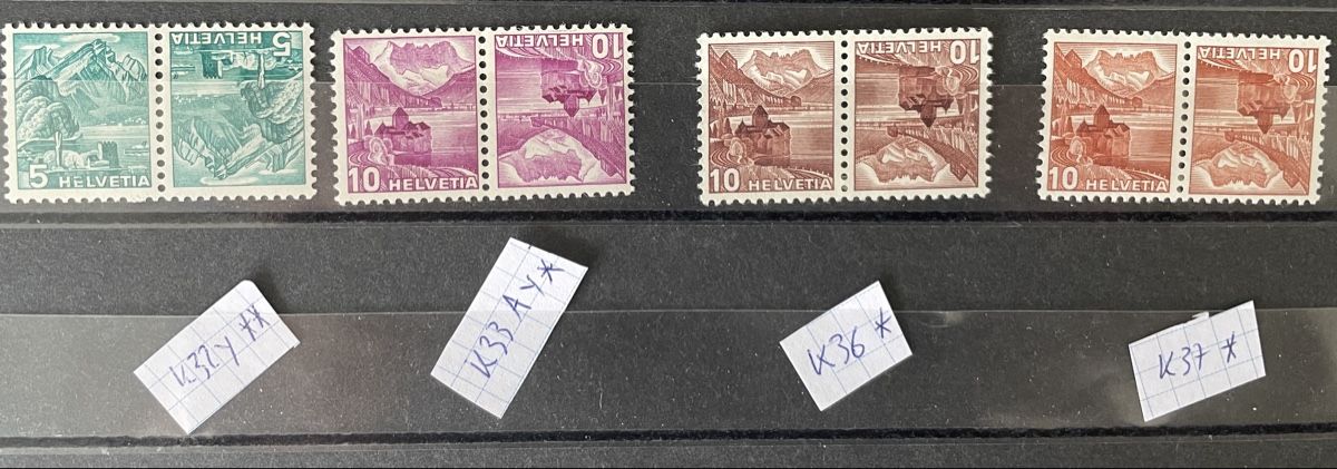 Tutti i francobolli: Lot Kehrdrucke */** – Usato da Zug venduto da gip41