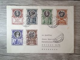 TR48 Enveloppe + Timbre Vatican 1954