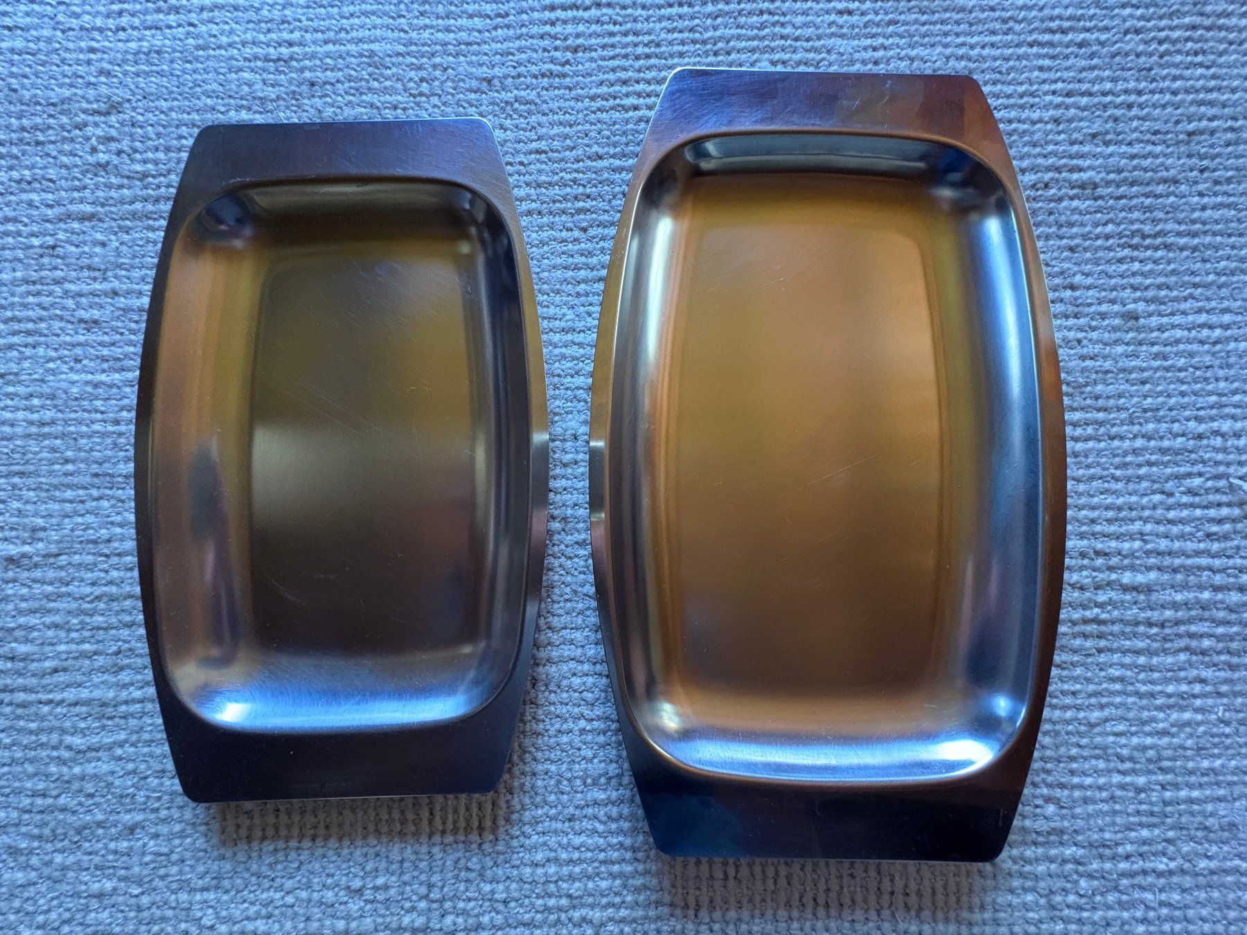Servierplatten: Vintage Servierplatten Edelstahl Spring – Gebraucht aus Oberems von FLOR888 1