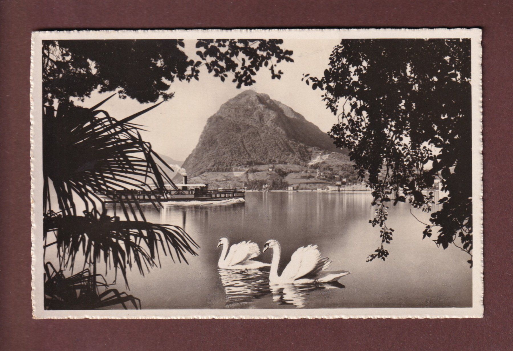 Cartoline postali: SAN SALVATORE - Nave - 1945 – Usato da Pully venduto da nicecards-shop
