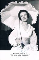 Delphine Seyrig 1932-90 Autogramm Vintage Foto 10x15cm