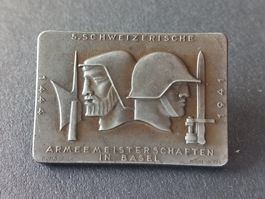 Auszeichnung   Schweiz. Armeemeisterschaften in Basel 1944
