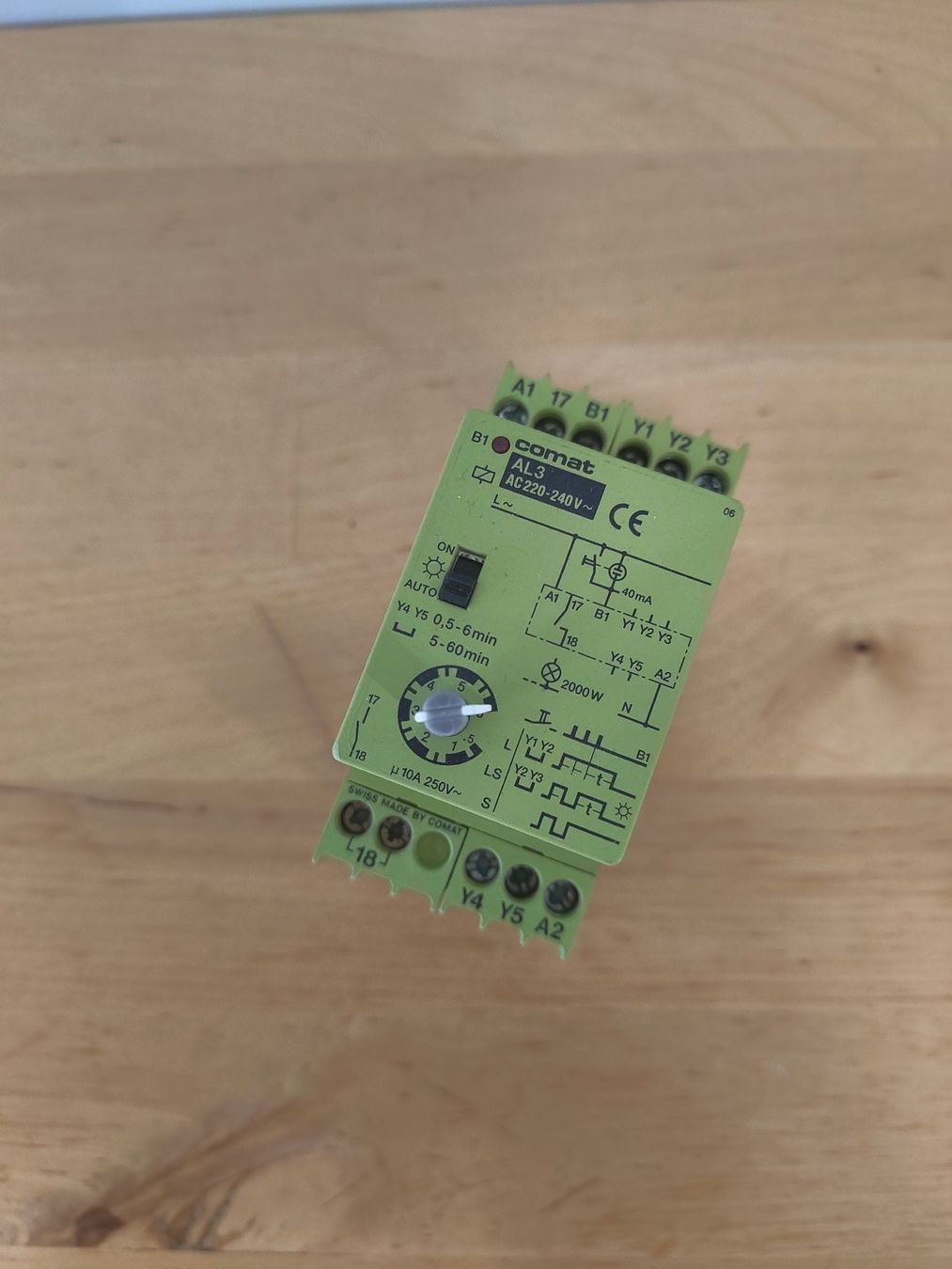 Elektronikbauteile: Treppenlichtautomat Comat AL3 230V – Gebraucht aus Emmenbrücke von BlSi