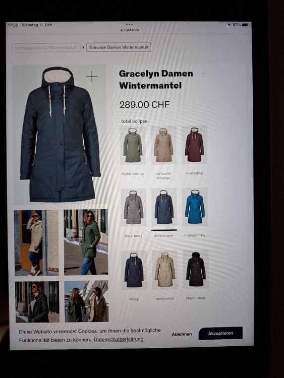 Rukka Damen Wintermantel Gr. 36 Top Zustand 5