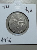 Tunisie - 1/2 dinar - 1976