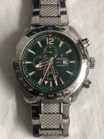 Festina Chronograph Uhr mit grünem Zifferblatt - Top!