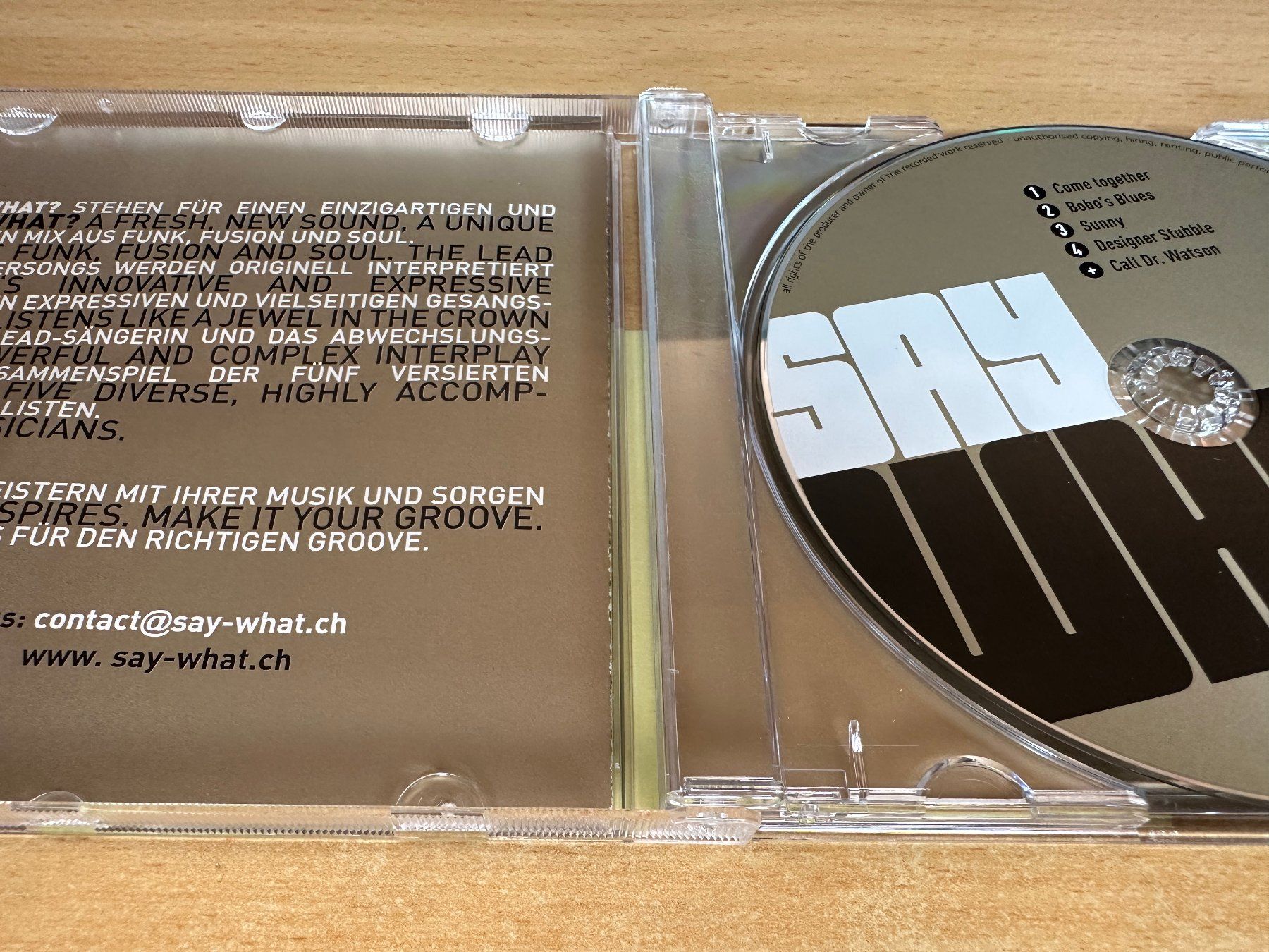 CDs: Say What - Say What - Demo CD – Gebraucht aus Rikon im Tösstal von Alpenmutz 2