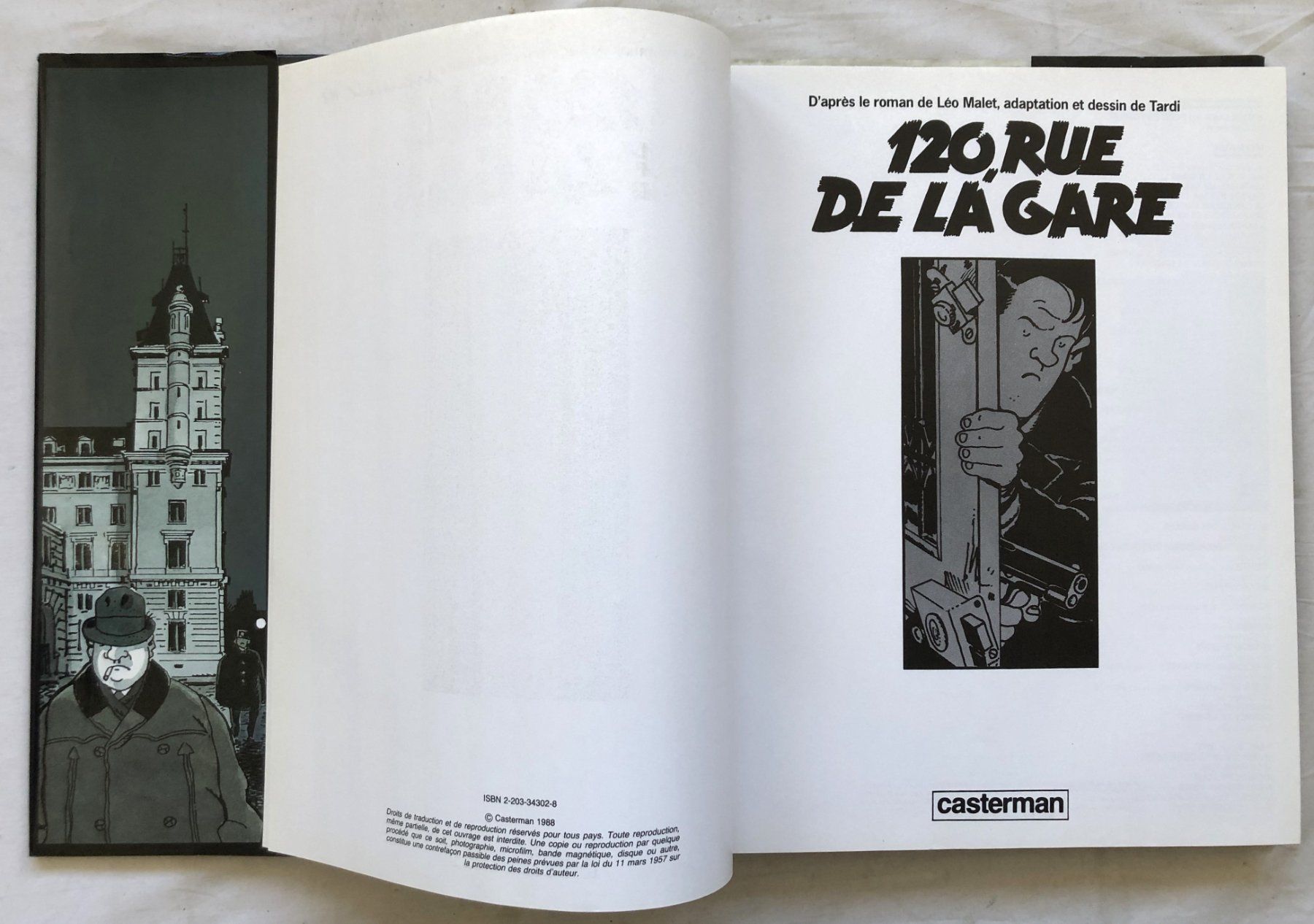 Fumetti: 120, Rue de la Gare - Leo Malet /Jacques Tardi - EO – Usato da Schaffhausen venduto da durruti 3