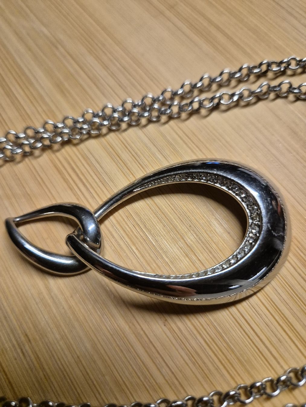 Catenine: Silberfarbene Edelstahl Kette mit Anhänger – Nuovo (secondo la descrizione) da Rothenfluh venduto da cfb_rf75 3