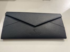 Schwarzes Portemonnaie aus Leder
