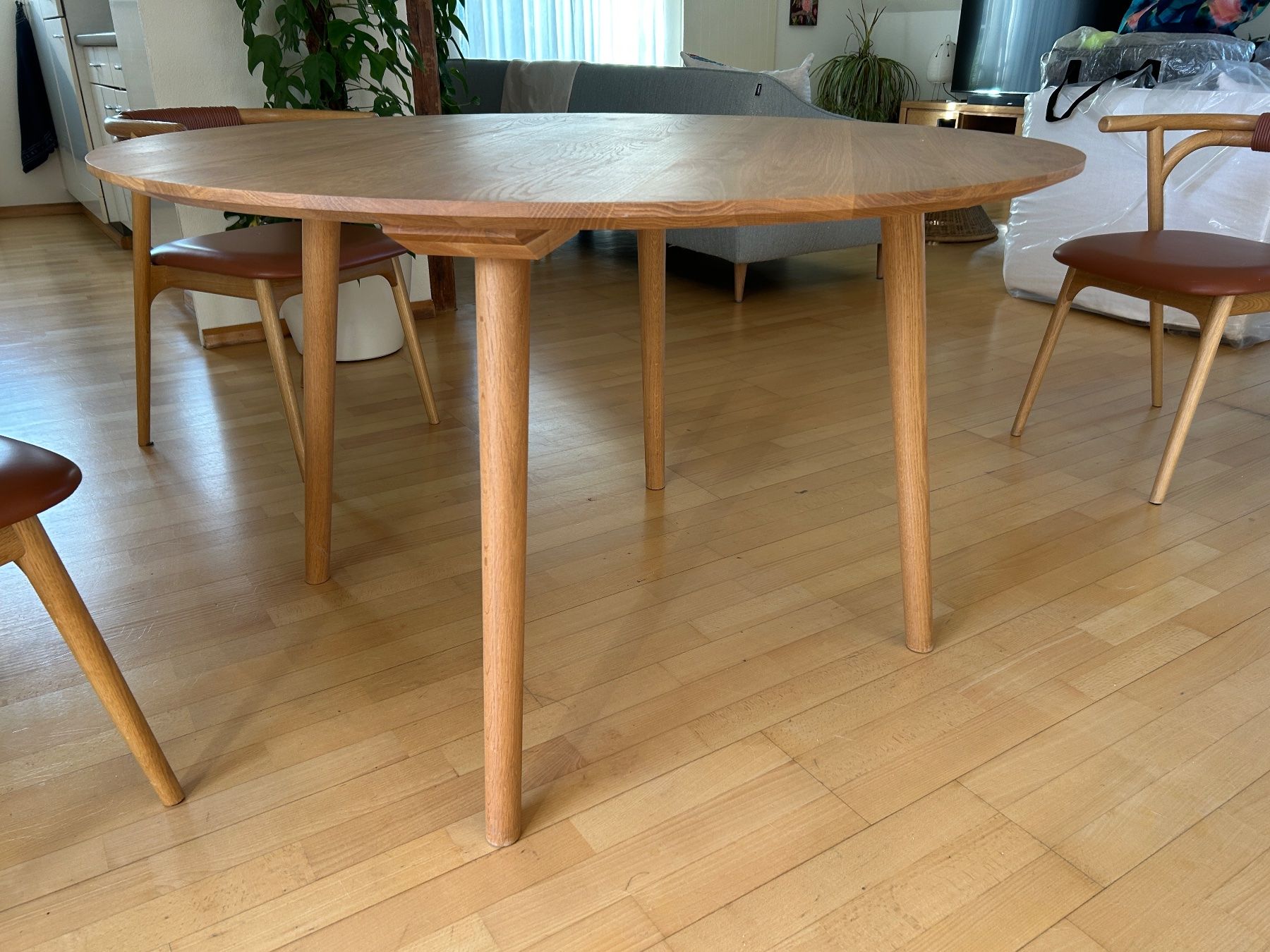&Tradition Tische: &Tradition In Between SK4 Solid Oiled Oak Dining Table 120cm – Gebraucht aus Rheinfelden von lit_b27n 4