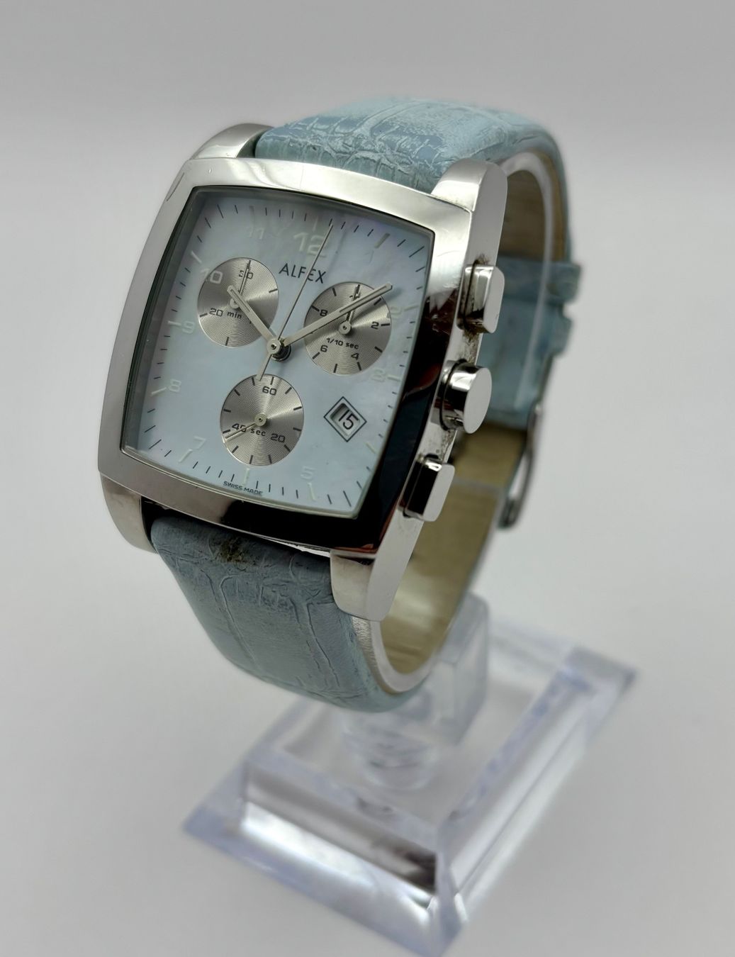 Alfex Uhren: ALFEX CHRONOGRAPH DAMENUHR – Gebraucht aus Rorschach von ZeitWerk.10 5