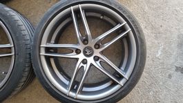 4 X jantes AC Wheels 8,5/18" Dunlop 225/40/18 VW Audi Skoda